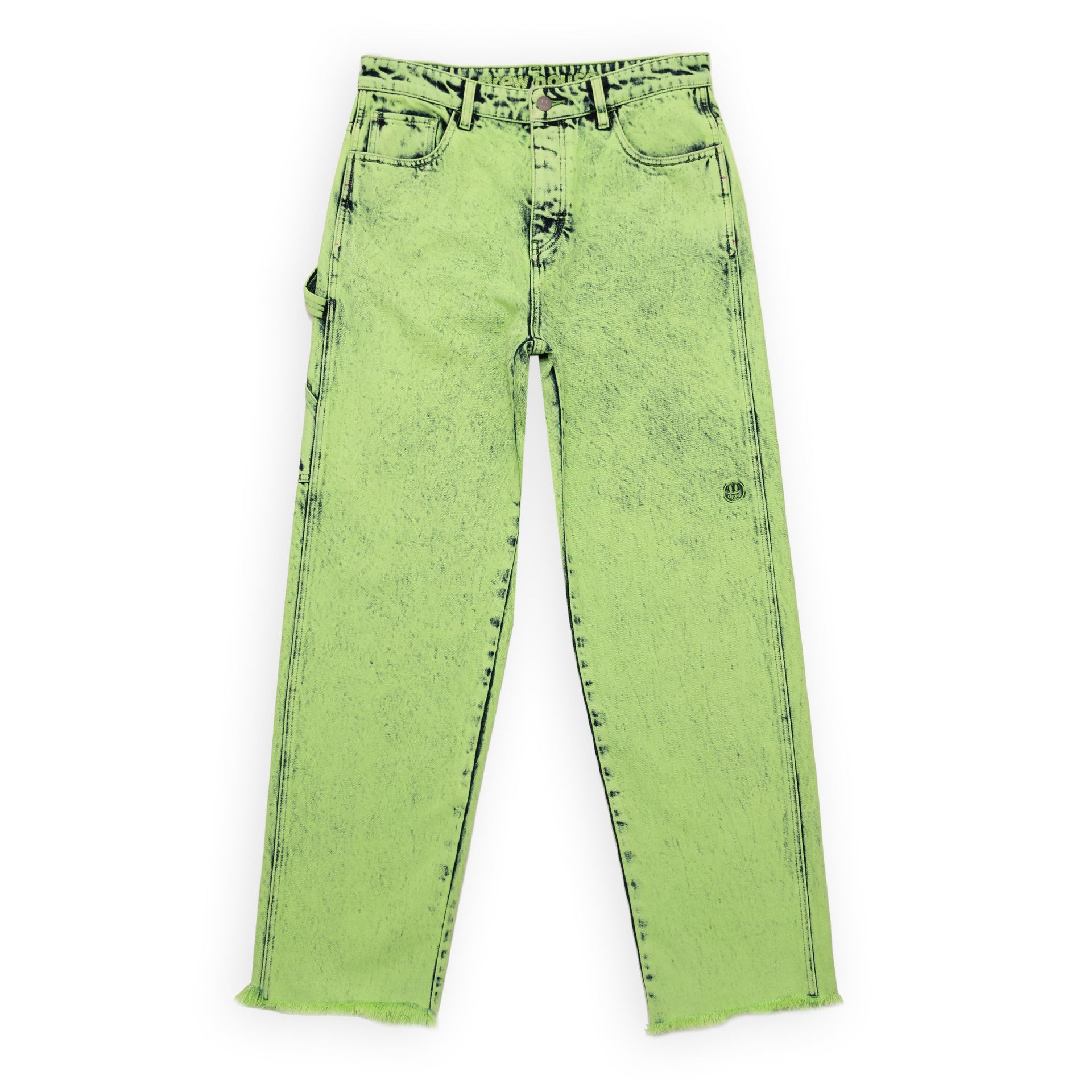 04.22FLat-30 Drew Carpenter Jean Painted Lime