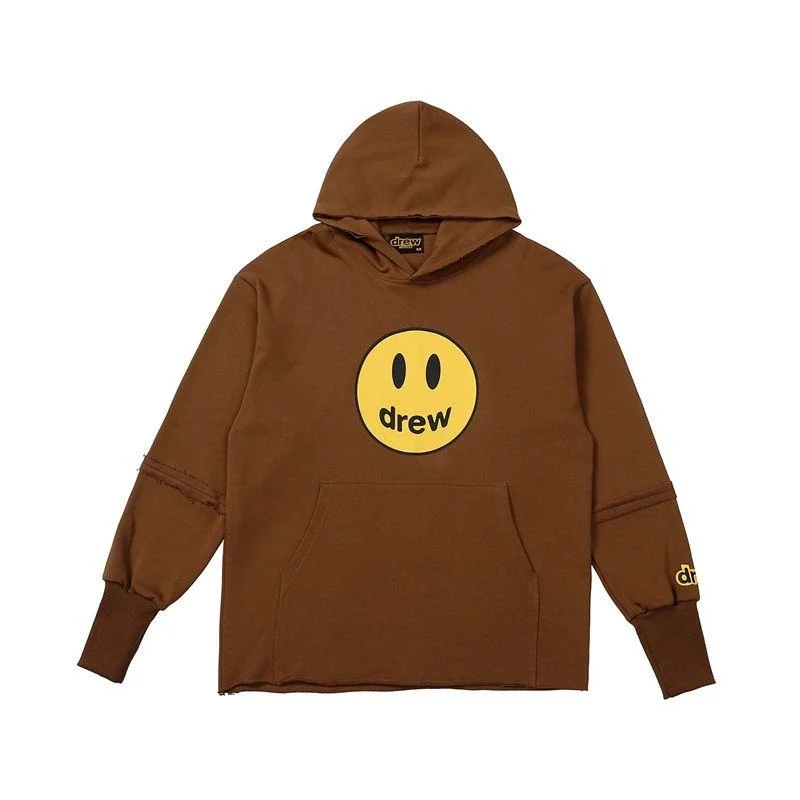 Drew-Brown-Hoodie-Vintage-Paneled-Sleeves.jpeg Drew Hoodie Brown Vintage Paneled Sleeves