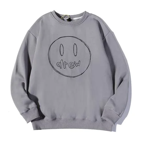 Drew-House-Sketch-Crewneck-Sweatshirt-Gray.jpg Drew House Sketch Crewneck Sweatshirt Gray