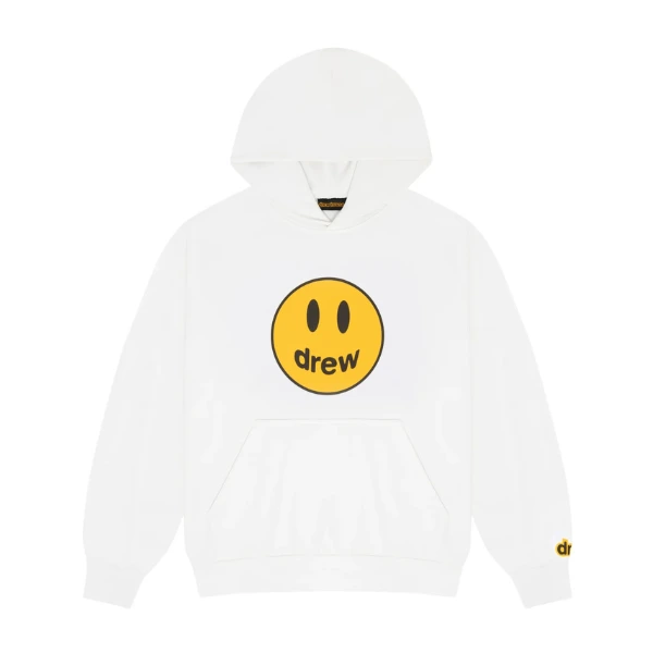 Untitled design (5) Drew House Mascot Oversized Hoodie White
