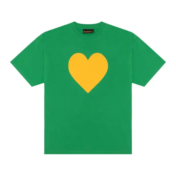 Untitled design (6) Drew House Love ss Tee Green